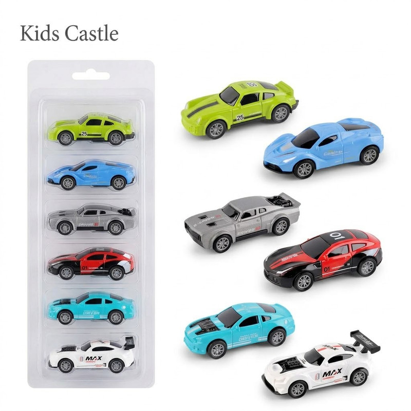 1:64 Pull-Back Alloy Cars Set