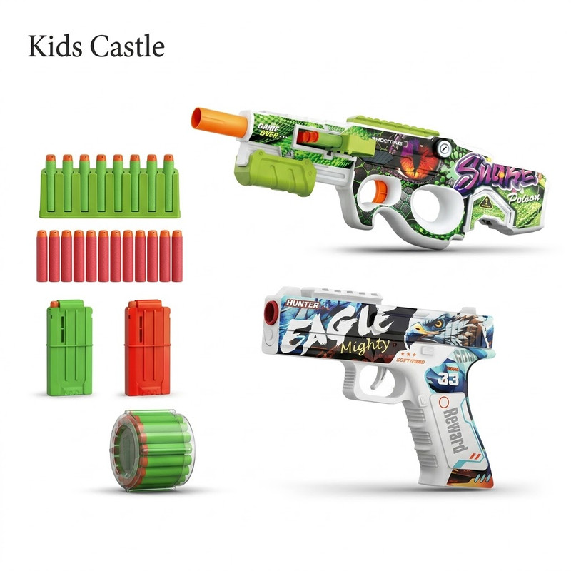 Manual UV Soft Bullet Gun 3 in 1
