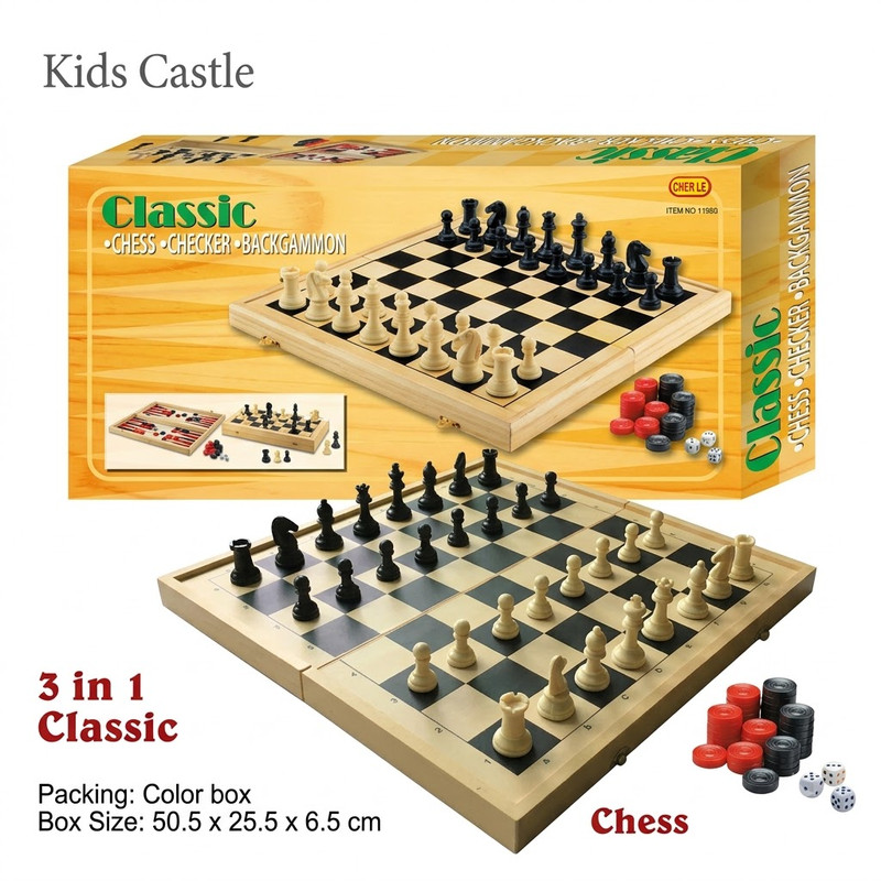 3 in 1 Chess Game Set
